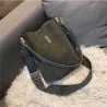 Vintage - axel - crossbody bag - stor kapacitet läder handväska