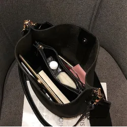 Vintage - ombro - saco crossbody - bolsa de couro de grande capacidade