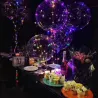 NEW LED Balloon Luminous Transparen Air Balloon String Light Round Bubble Clear Balloon Christmas WeBallonnen