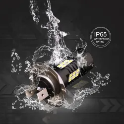 2pcs LED lampa super ljus bil dimma lampor - 12v 24v 6000k vit bil kör 21 3030-SMD kör ljus auto ledde h7 lampa