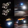 2pcs LED lampa super ljus bil dimma lampor - 12v 24v 6000k vit bil kör 21 3030-SMD kör ljus auto ledde h7 lampa