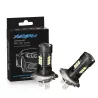 2pcs LED lampa super ljus bil dimma lampor - 12v 24v 6000k vit bil kör 21 3030-SMD kör ljus auto ledde h7 lampa