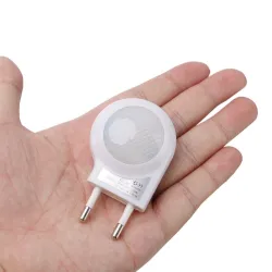 mini led snail notte luce - auto lampada notte sensore luce incorporato - luce di controllo lampada da parete per bambini camera