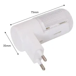 emergency light wall lamp - home lighting - LED night light - EU plug bedside lamp wall mounted energy-efficient 4 leds 3w