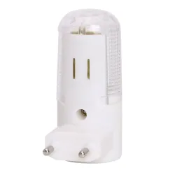 akut ljus vägglampa - hembelysning - LED nattljus - EU plug sänglampa väggmonterad energieffektiv 4 leder 3w