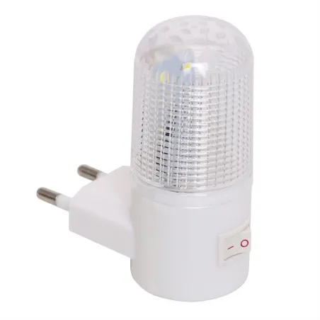 Apliqueslámpara de pared de emergencia - iluminación casera - luz de la noche LED - lámpara de la UE enchufe de la lámpara de...