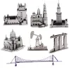 3D-metallin pulmarakennusmallit - diy laserleikkaus jigsaw malli koulutuslelut aikuisille lapsille
