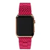 Omenakellobändin linkki rannekellokaistalle iwatchille - 4/3/2 iwatch-yhtyeet nousivat punaisella teräksellä