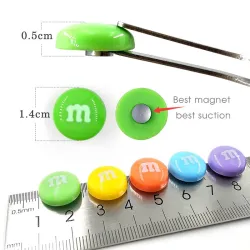 Resin kylskåp magneter - magnetiska klistermärken - 10 bitar