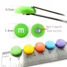 Resin kylskåp magneter - magnetiska klistermärken - 10 bitar