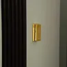 1pc creative gold brick shape refrigerator magnets - resin craft gift for home refrigerator decoration - souvenir birthday gi...