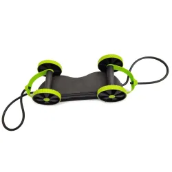EquipoRollo de ruedas AB - la resistencia elástica estirable tira de la cuerda - adiestrador muscular abdominal