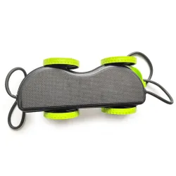 AB hjul rullar - sträckbar elastisk resistans pull rope - bukmuskel tränare