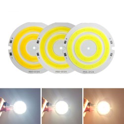 round cob led light - double ring cold white led lamp - cob chip bulb for diy work house decor lights