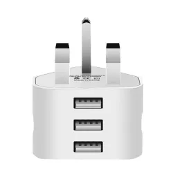 3 stift plug för all mobiltelefon - reseladdning huvudvägg - AC multi power adapter
