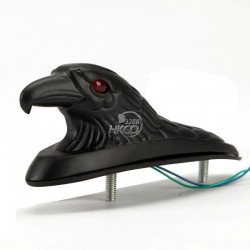 Partes de motosCabeza de águila negra para peluche - con ojos rojos iluminados