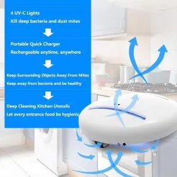 ElectrónicosUV steriliser-robot - tamaño de bolsillo CleanseBot - matanza de bacterias - para el hogar y el viaje - anti mite...