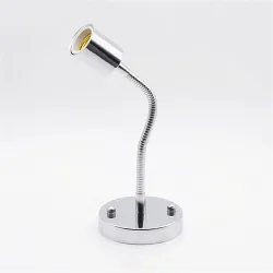 Apliqueslámpara base de aluminio E27 soporte de tornillo de aluminio con manguera vintage retro anticuo