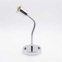lampe de base E27 aluminium vis porte-lampe en métal avec tuyau vintage rétro anti-commande Edison - lampe murale