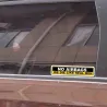 Bil klistermärke INGA AIRBAGS VI DIE LIKE REAL MEN - 2 bitar