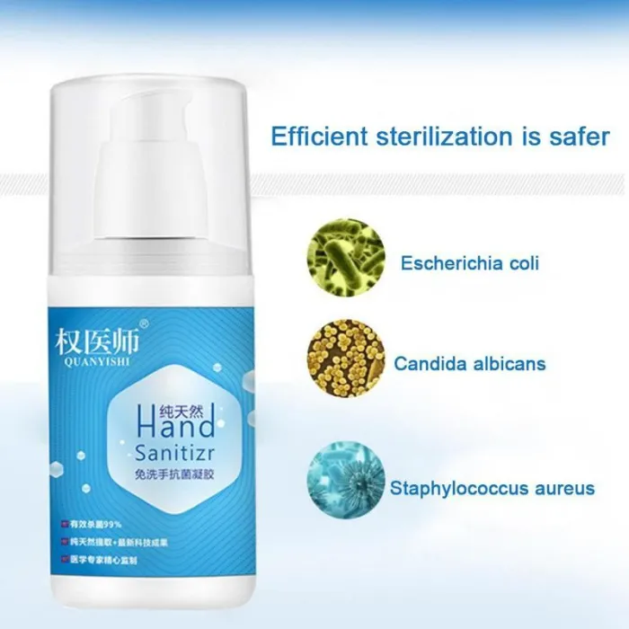 100 ml Puhdasta vettä puhdistamatonta käsisanitizer Alcohol Antibacterial Hand sanitizer Dis