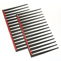 Estilo2PCS 3D Charming Black False Eyelashes Fake Eye Lash Sticker Car Headlight Decoración Funny Decal Fo