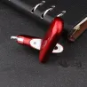 EncendedorLigero de gas de cigarrillo rotativo en forma de corazón