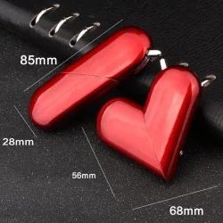 Heart-shaped rotatable cigarette gas lighterLighters
