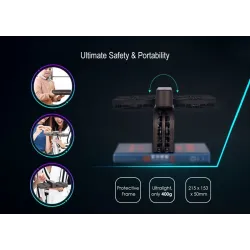HOSHI 007PRO - 5G WiFi FPV 4K -kamera - optinen virtaus - GPS F - taitettava Airselfie RC Quadcopter - kaksi akkua
