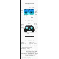 DronesJJRC H42WH WIFI FPV - 0.3MP cámara - control de voz - control de altitud - mariposa RC Drone Quadcopter