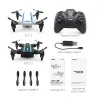 DronesJJRC H345 mini - 2.4G 4CH - 6 eje - modo sin cabeza - brazo plegable - doble RC Drone Quadcopter RTF