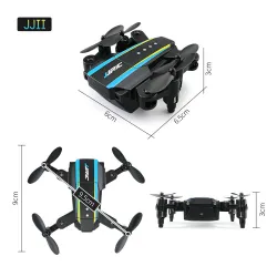 DronesJJRC H345 mini - 2.4G 4CH - 6 eje - modo sin cabeza - brazo plegable - doble RC Drone Quadcopter RTF