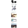 SHRC H1G 1080P 5G WiFi FPV GPS - följ mig - RC Quadcopter Drone RTF