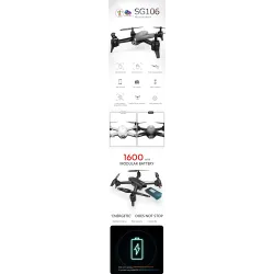 SG106 WiFi FPV - 4K camera - optical flow positioning - RC Drone Quadcopter RTFDrones