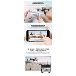 SG106 WiFi FPV - 4K-kamera - optinen virtausasenne RC Drone Quadcopter RTF