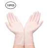 Disponibel - anti statisk - pulverfri - oljetät - transparent PVC skyddshandskar