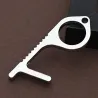 No-touching door opener - contactless press buttons - antibacteria - metal keyring