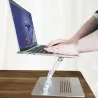 Aluminum Laptop haltija - taitettava - säädettävä