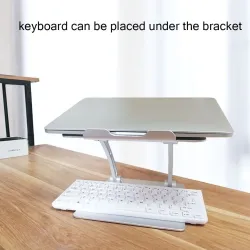 Aluminum Laptop holder - foldable - adjustable standAccessories