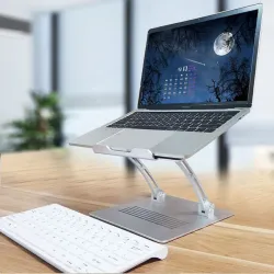 Aluminum Laptop haltija - taitettava - säädettävä