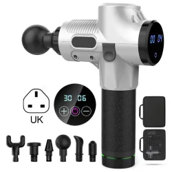 LCD Visa hög frekvens Massage Gun muskel kroppen slappna av avkoppling 30 hastighet Vibration