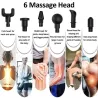 LCD Visa hög frekvens Massage Gun muskel kroppen slappna av avkoppling 30 hastighet Vibration