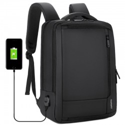 Anti-Diebstahl wasserdichter Reise-Rucksack - 15.6" Zoll Laptoptasche mit USB-Ladung