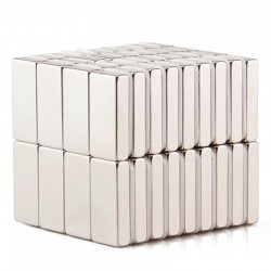 N35N35 Neodymium magnet - bloque magnético fuerte - cuboid 20 * 5 * 3mm 10 piezas