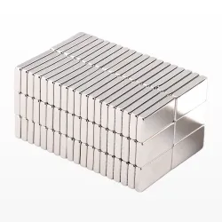 N35N35 Neodymium magnet - bloque magnético fuerte - cuboid 20 * 5 * 3mm 10 piezas