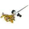 360 degree rotating garden water sprinkler - durable adjustable sprayer - incl. metal stand