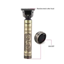 CortapelosT9 - cargador de pelo eléctrico profesional - inalámbrico - carga USB - 0 mm