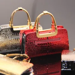 Elegant bag shape - refillable gas cigarette lighter