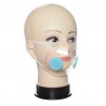 Transparent ansikte / munmask med PM2.5 filter - anti-dust & - bakteriell - läppläsning