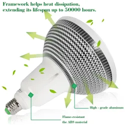 E27 150W - COB LED far crescere la luce - per il sistema idroponico - spettro completo
